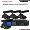 zg-760 wired 1-to-4 discussion microphones