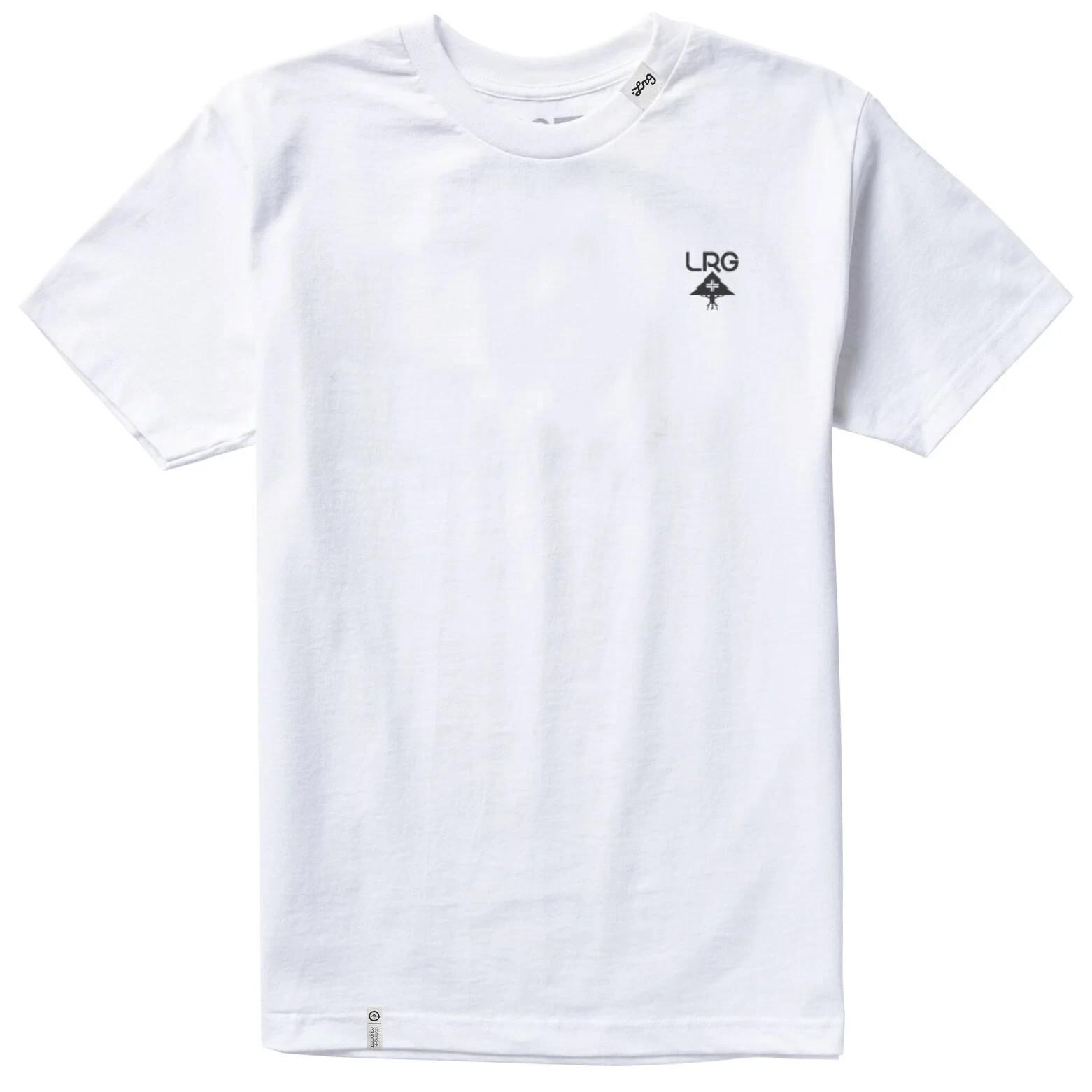 LRG Mens Lifted Group Research Collection Logo Plus White Shirt NWT Small XXXL
