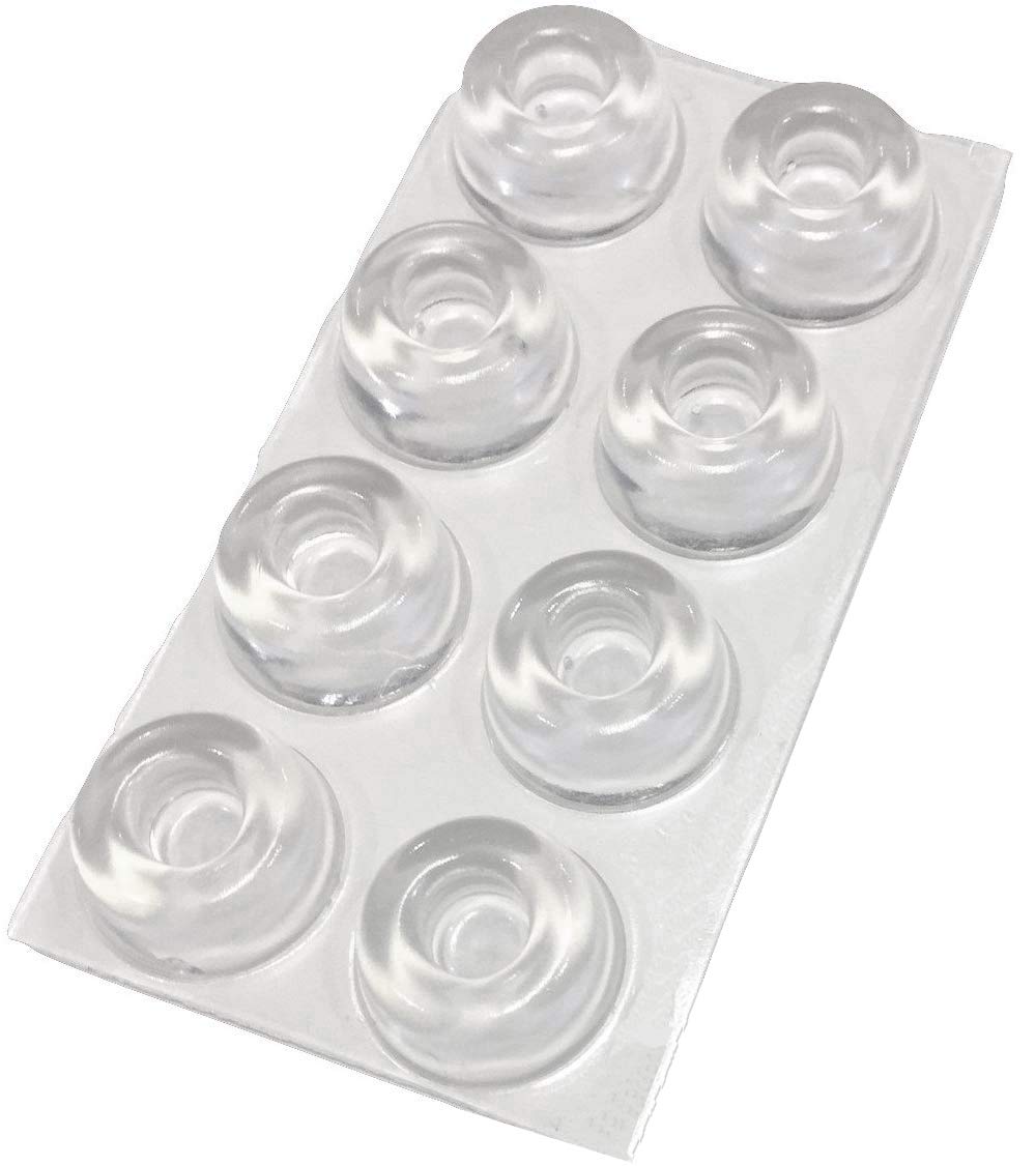 

ColorfylCoco Стопор для двери Стопор для двери Резиновый Набор Диаметр 22 мм x Высота Большой Мягкий из Подушки, Ножки, Большой, Круглый, 8, 10 мм, Прозрачный, Чистый, Подушка,