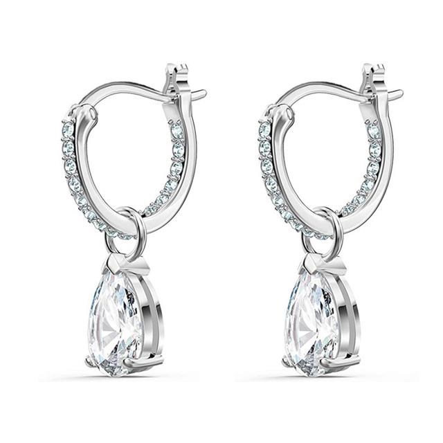 

Ослепительные серьги-подвески из циркония, женские изысканные женские сдержанные аксессуары, стильные украшения, отлично подходящие для повседневной носки