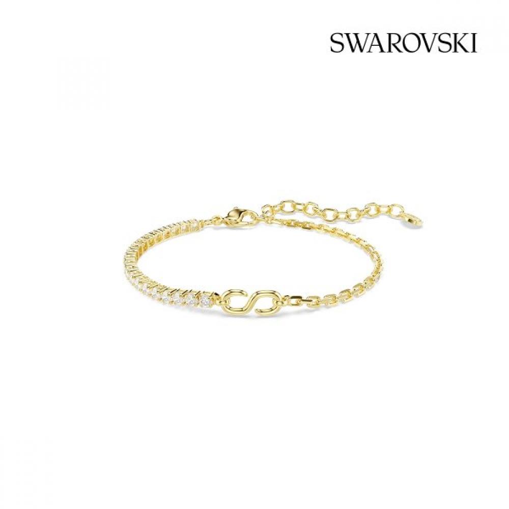 Swarovski Gold Tone Tennis Bracelet 5753925