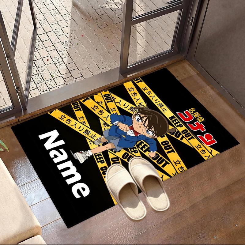 Custom Name Personalized Anime Print Carpet, Versatile Home Decor Rug, for Playroom, Apartment, Balcony, Entryway, Hallway Gift