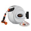 Retractable Hose Reel Water Hose Reel 65.6'x1/2" 180° Swivel Wall-Mounted