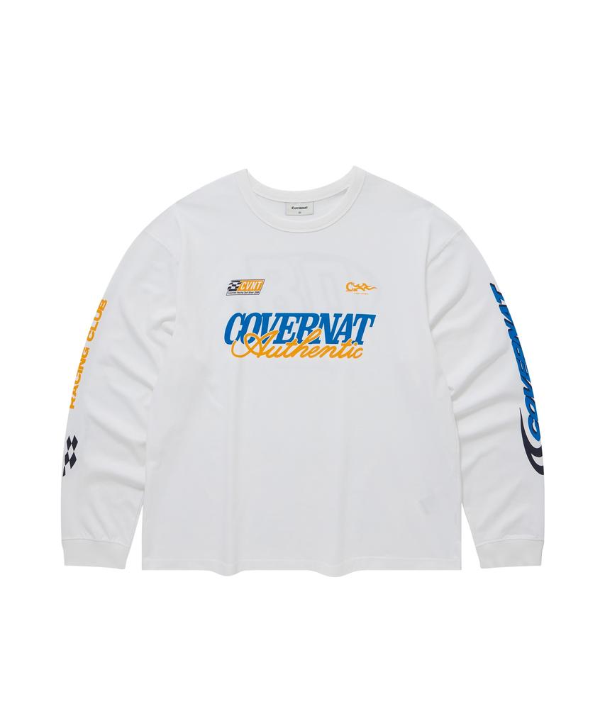 COVERNAT Racing Club Graphic Long Sleeve White