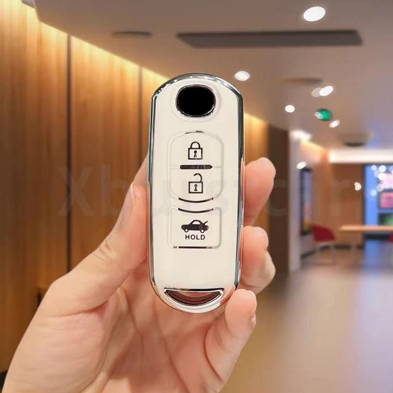 

2/3/4 Buttons Car Key Case Shell Fob For Mazda Atenza Axela Cx-5 Cx5 Cx-3 Cx7 Cx-9 3 4 Cx30 2 3 6 Demio Keyless Cover Protector