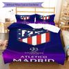 Ensemble couette et taies d'oreiller Atleti Décoration de maison Cadeau d'anniversaire (1 housse de couette + 2 taies d'oreiller, sans garniture.)