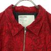 SUSPEREAL made in Japan Skull Pattern Long sleeve Zip jacket L Red Men's Used