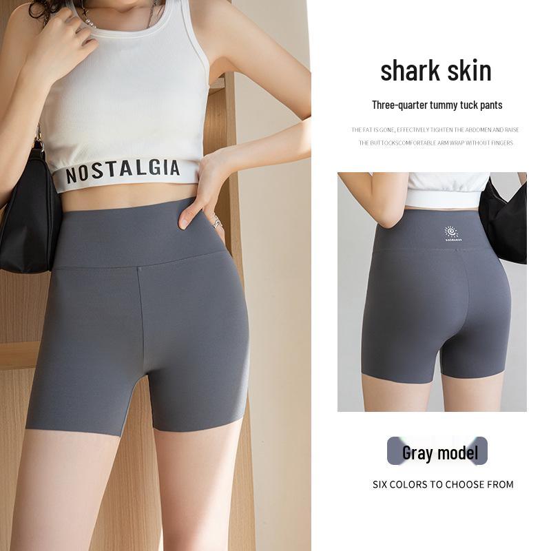 

Women s Ice Silk Seamless Summer Safety Shorts: Anti-exposure, Tummy Control, Hip Lift, Thin Base Layer. XXXL (160-180 jin)