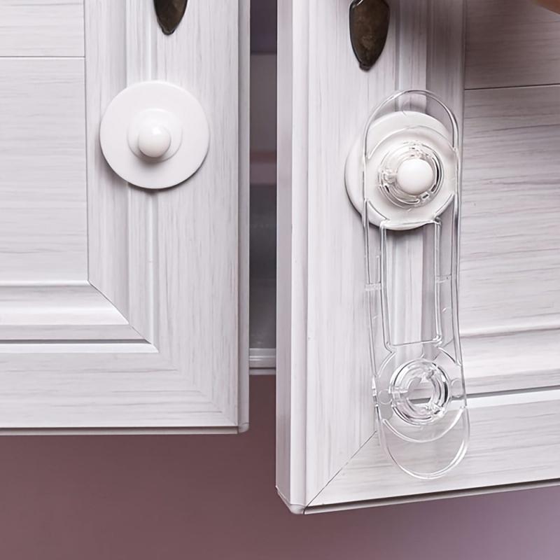 4PC Anti-Pinch Door Lock for Kids Child Safety Lock Baby Proofing Safety Locks Household Childproofing Essentials 16.5/11cm