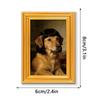 Kreativ Spaß Schrullige Tiere 3D Holz Foto Rahmen Kühlschrankmagnet