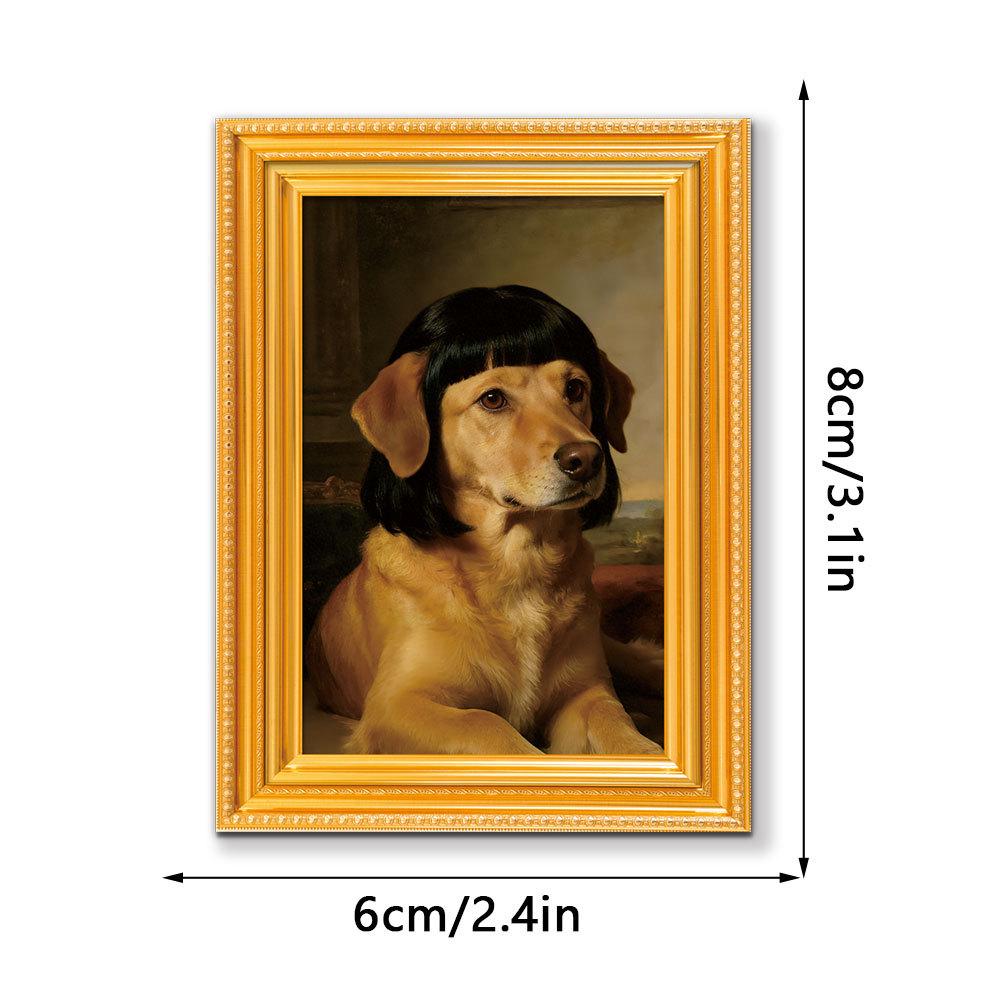 Creative Fun Quirky Animals 3D Wooden Photo Frame Fridge Magnet