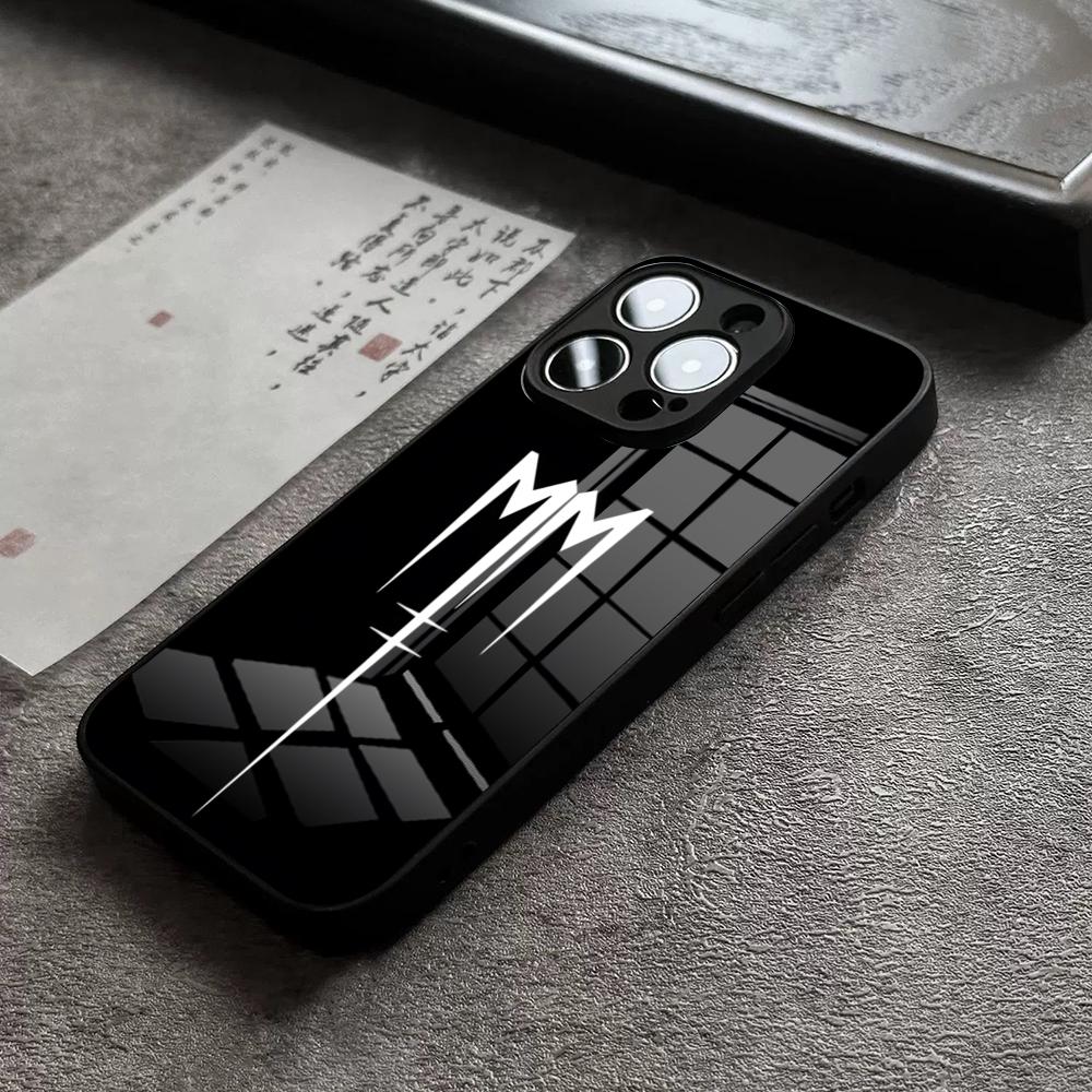 Marilyn Manson Phone Case For iPhone 18 16 Pro Max 15 Plus 14 Pro 12 11 13 Mini X XR XS Max 8 7 Plus SE Glass Cover
