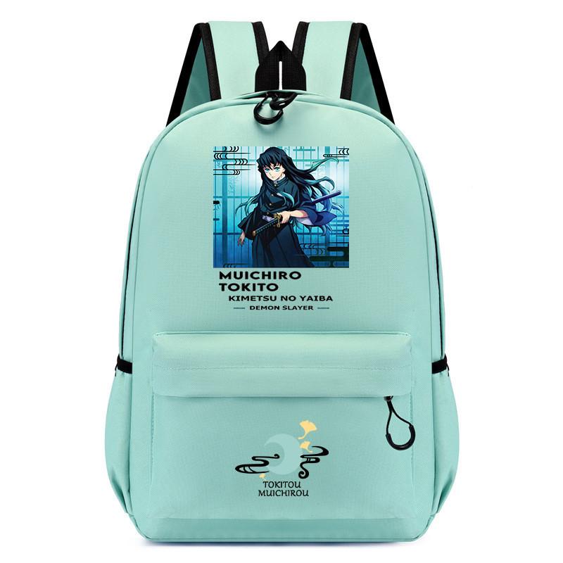 Fashion Demon Slayer Backpack Student School Waterproof Small Bag