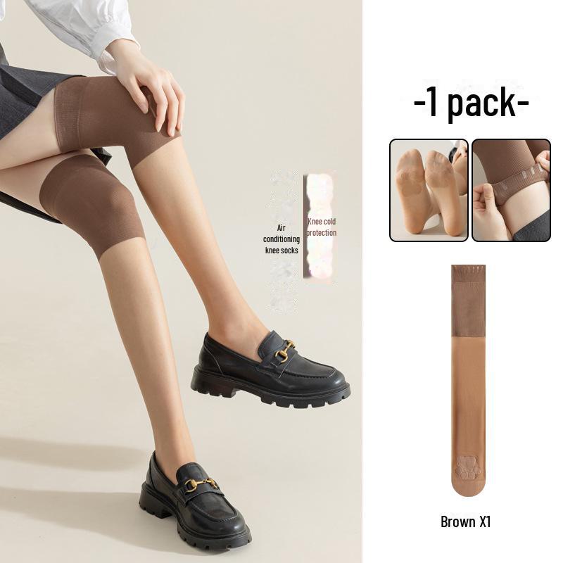 Women's Thin Summer Knee-High Anti-Slip Air Conditioning Stockings
