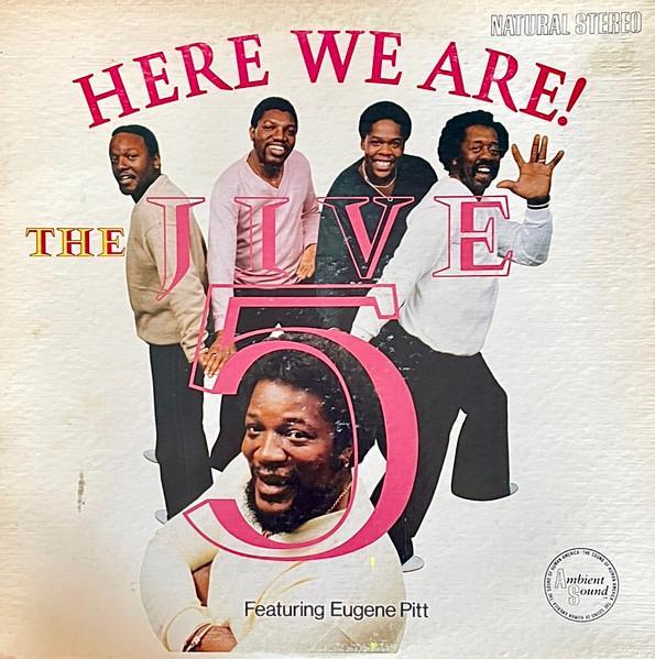 

LP Record JIVE FIVE EUGENE PITT Here We Are FZ37717 Ambient Sound 1982 US SoulFunk Used