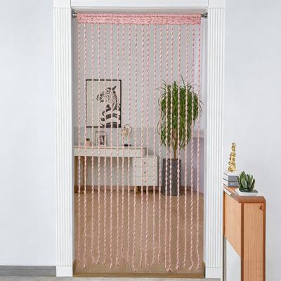 String Door Curtain Soft Balls Tassel Door Curtain Wall Panel Fringe Window Blind Decorative Room Divider for Home Bedroom Backdrop Doorway