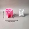 Easy Release Silicone Mold Detailed Gnome Shaped Candle Mold for Dinner Decoration Plaster Mold for Handmade Lover