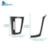 For Ford Focus SE ST MK3 2012 2013 2014 Real Soft Carbon Fiber Trim Sticker LHD RHD Car Gear Shift Frame Panel Accessories