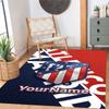 Atletico Madrid Personalized Text Floor Mat Suitable for Playrooms Foyer Game Room Dormitory Antislip Carpet Decorate Offices Birthday/Christmas Gift