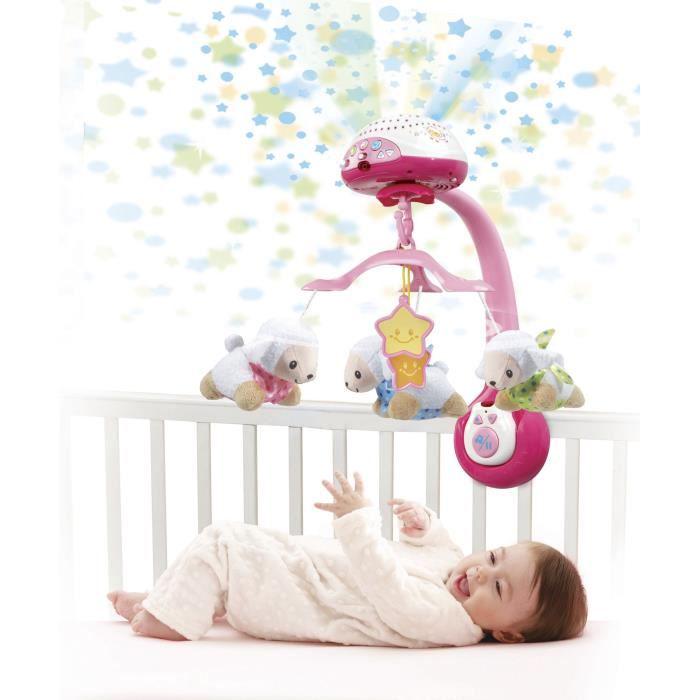 VTECH - Vtech Baby - Mobile Lumi Mobile Schäfchenzählen Rosa