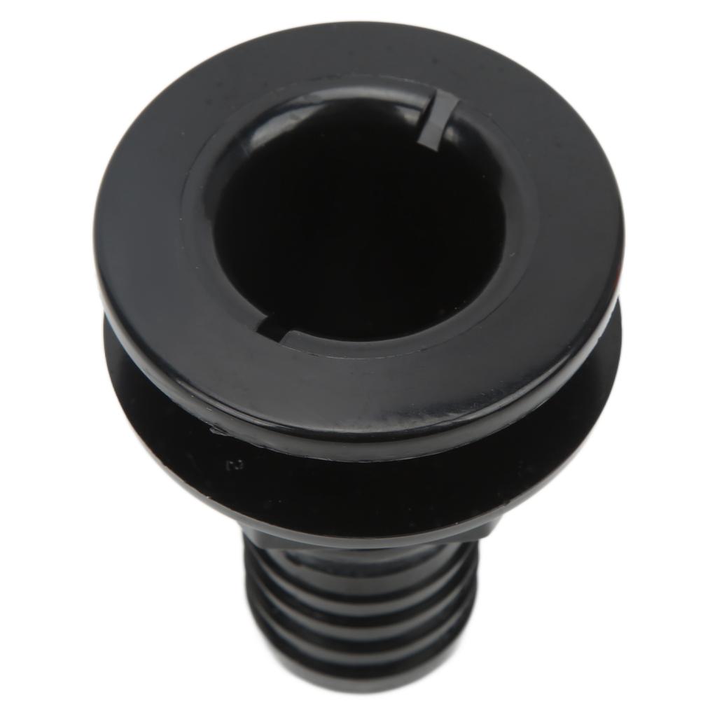 1‑1/2in Thru Hull Fitting Straight ABS Hose Connector Accessory for Boats Marines Thru Hull Hose Connection Marine Accessories