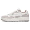 Anta 982GZ Synthetic Leather Low Top Slip Resistant Cushioning Abrasion Resistant Skateboard Shoes Women's White Gray 122318063-3