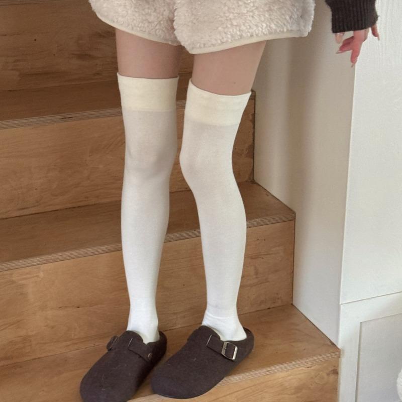 Glue-resistant Thigh-high Socks for Autumn and Winter, Boneless Calf Socks for Slimming, Knee-high Socks