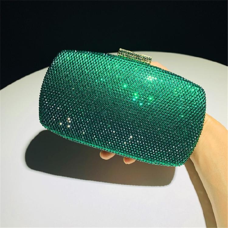 Sparkly Diamond Rhinestones Evening Bag Prom Parties Handbag Purse for Formal