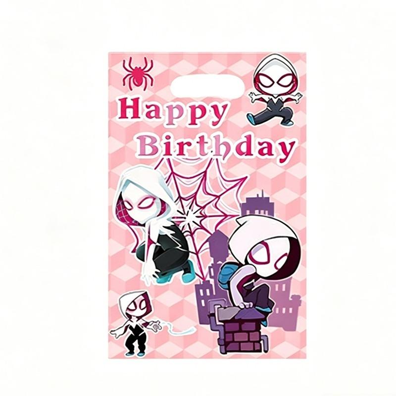 Spidey and His Amazing Friends Gwen Birthday Gift Bags Kids Party Favors Decorations 16.3x25.5cm