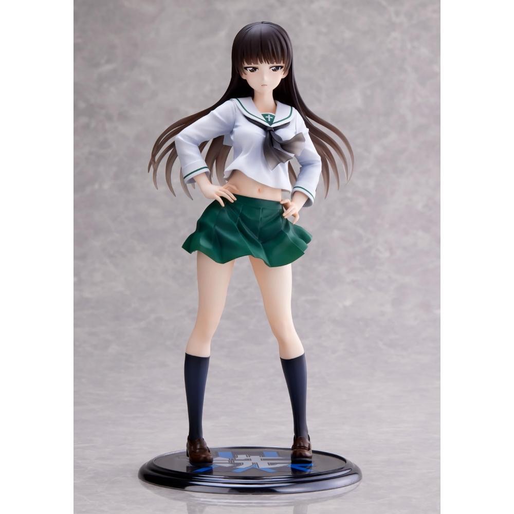 Wave Dream Tech Girls & Panzer Senshado Daisakusen Shiho Nishizumi [Oarai Girls] 17 skala PVC-malt ferdig figur