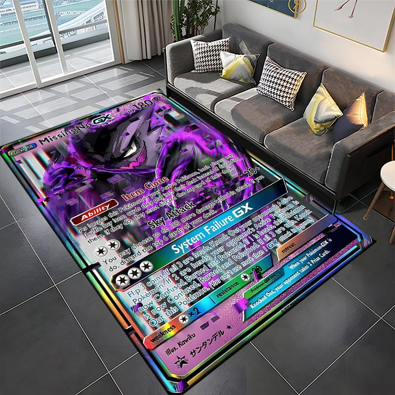 Pokemon Πλήρης Χαρακτήρας Τρόμου Gengar Μοτίβο Χαλιά Υπνοδωμάτιο Χαλί Παιχνιδιού Χαλί Υπνοδωματίου Σαλόνι Χαλί Κυλίσματος Χριστουγεννιάτικο Δώρο R