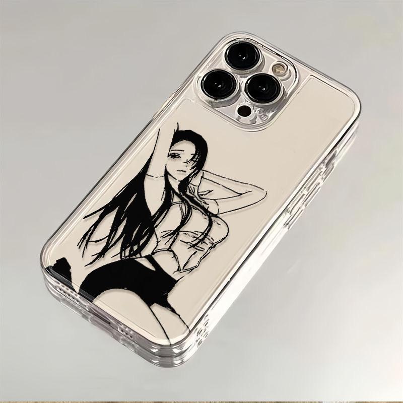 Sexy Girl Soft Clear Phone Case For Iphone 16 15 14 13 12 11 Pro Max Cover For Iphone 16 Plus X XS Max XR 7 8 16E Case Cover