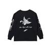 New Era Letter Cartoon Pattern Pullover Round Neck Sweatshirt Unisex Sweatshirt 13038773