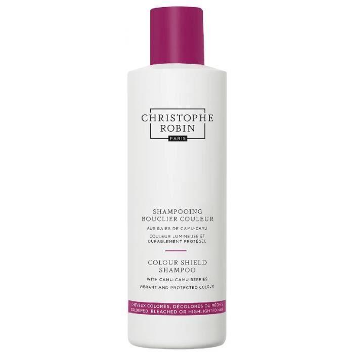 Christophe Robin Shampoing Bouclier Couleur (Cheveux Colorés, Décolorés, Méchés) 250 Ml