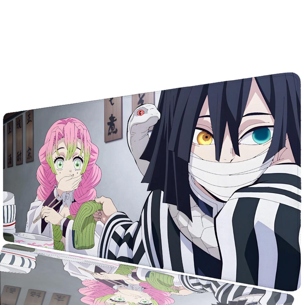 1pc Demon Slayer Kanroji Mitsuri Floor Mat Mouse Mat Desk Mat With Pad Gaming Accessories Prime Gaming XXL Keyboard Pad Padding