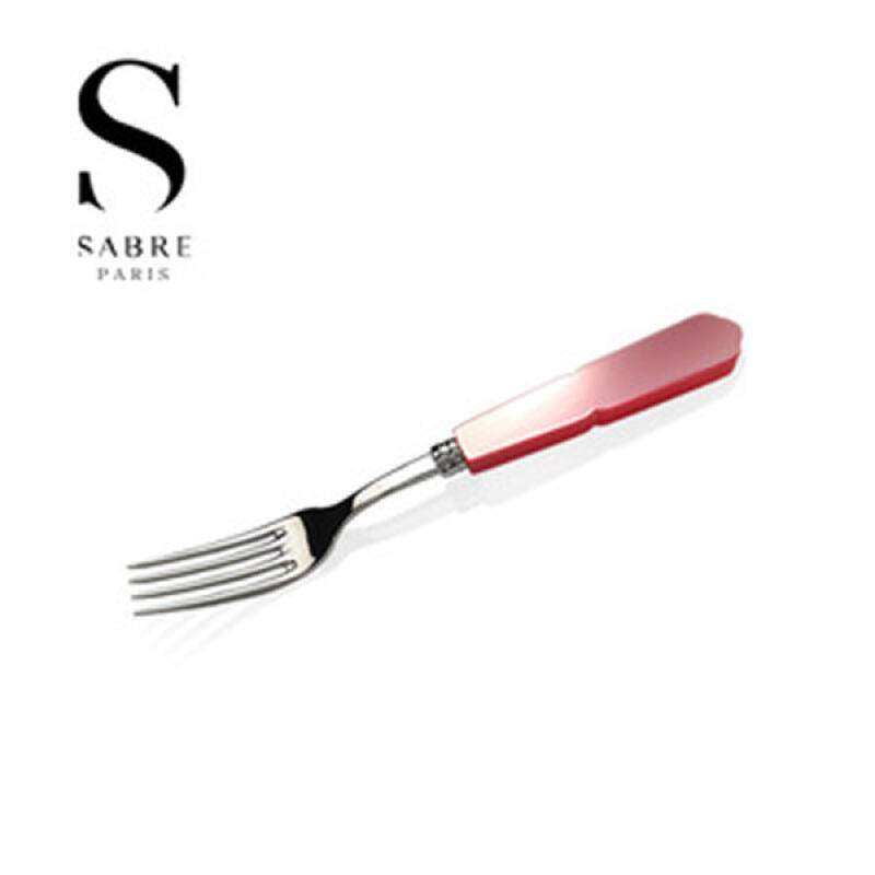 [Sabre Paris] Gustave Cake Dessert Fork (Rose Pink)