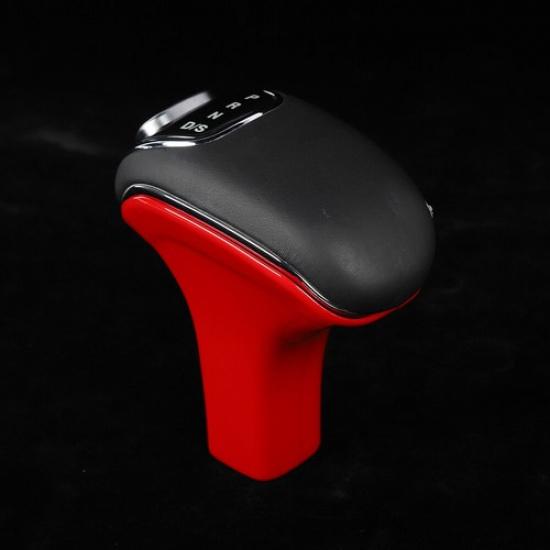 Roter Schaltknauf Griff Panel Dekor Abdeckung Zierleiste für Jeep Grand Cherokee 14-15