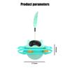 Feather Teaser Interactive Cats Tumblers Ball Toy Stimulating Hunting Instinct