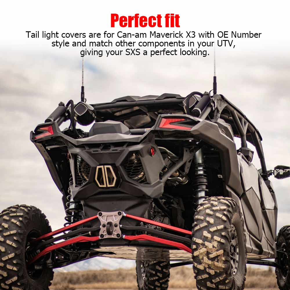 Rear Taillight Cover Brake Stop Light Guard For Can-Am Maverick X3 Max R XDS 4x4 Turbo 705010686 705010687 UTV Accessories