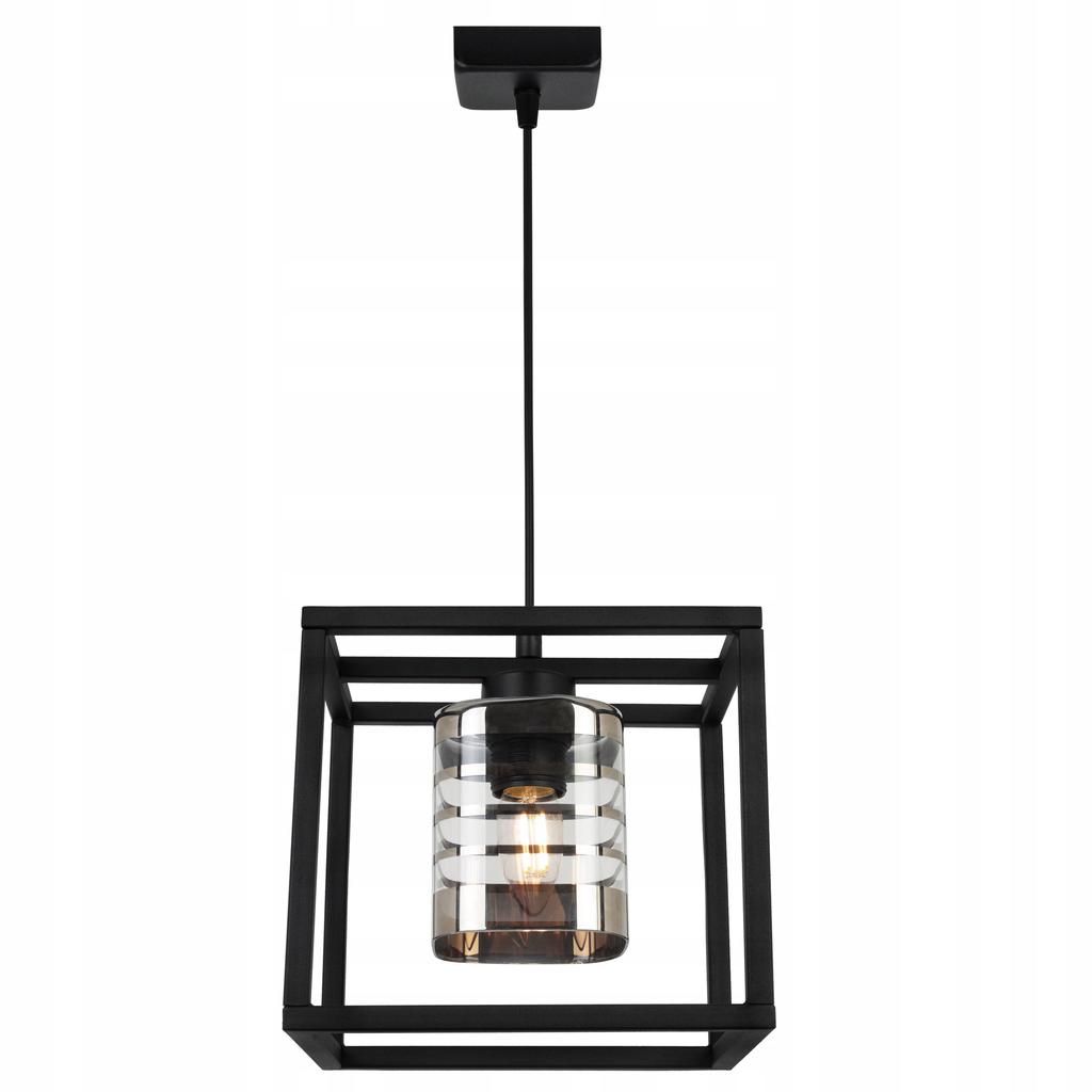 HÄNGELAMPE KÄFIG ELEGANTER GLASBALL