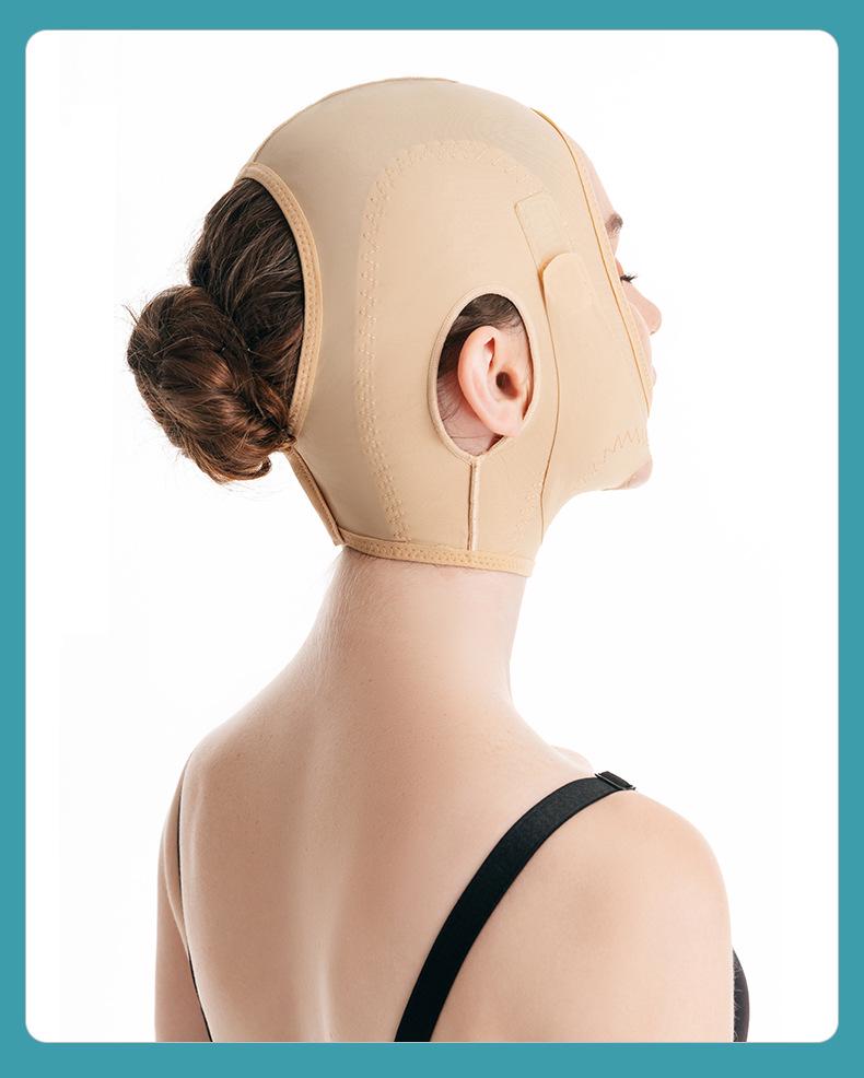 V-Line Face Slimming Mask: Post-Surgery Headband for Double Chin Shaping, Sculpting, and Lifting Chin Strap.