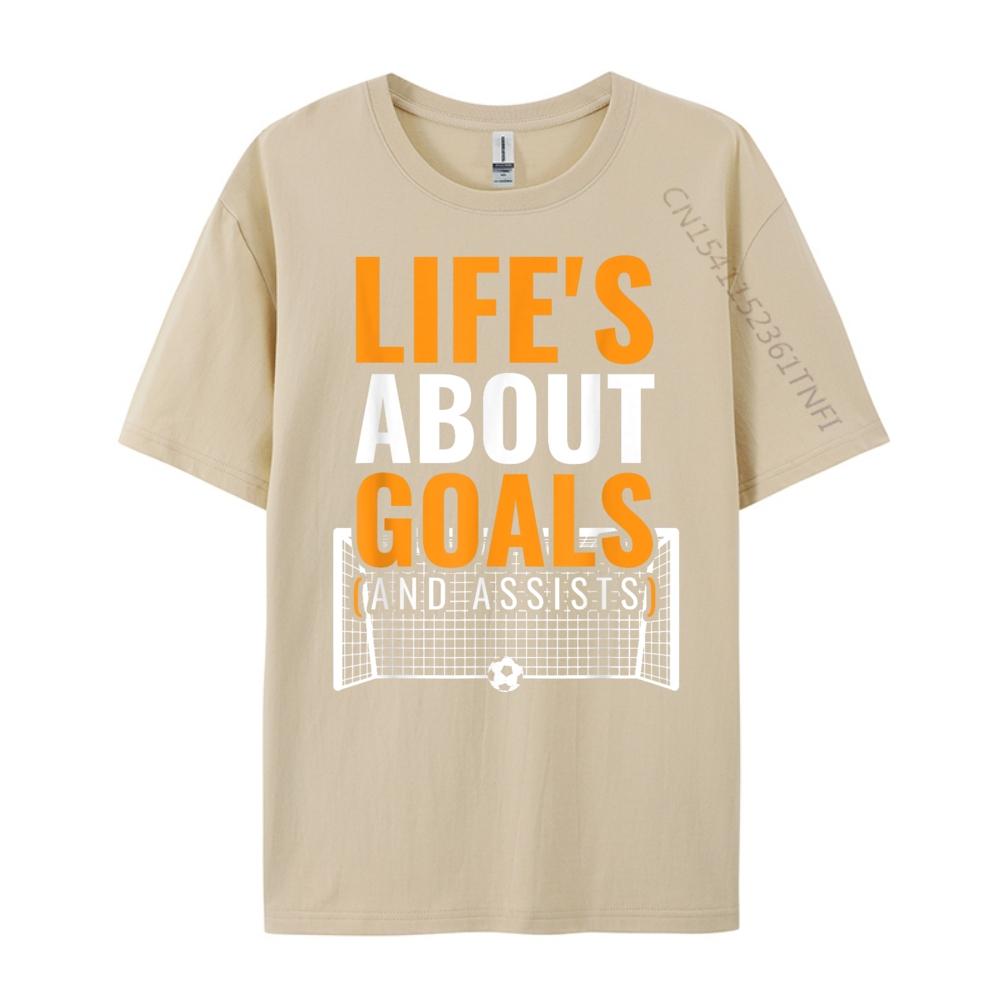 Soccer Shirt For Life About Goals Soccer Graphic T Shirts Men Cotton Women T Shirts For Men Mardi Gras