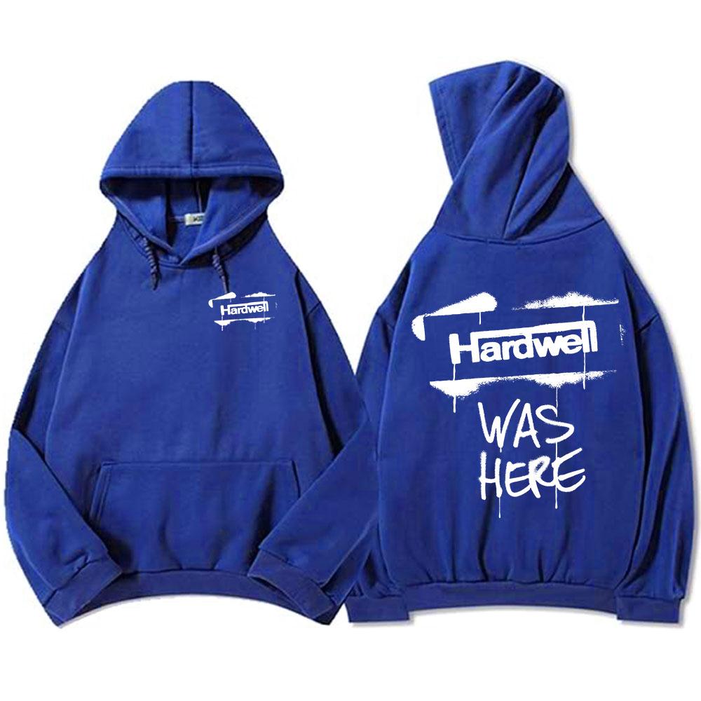 Mikiny Hardwell Was Here Ležérní s dlouhým rukávem Podzimní mikiny Pánské Dámské Oblečení Módní Fleecové Teplé Unisex Hip Hop