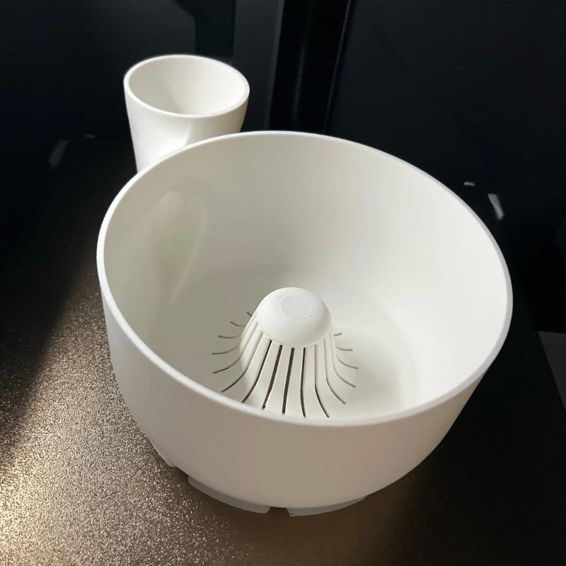Portable Fruit Wash Bowl Vegetable Washer 3D Printing Food Washing Spinner Automatic Cleaning Machine For Kitchen Draining