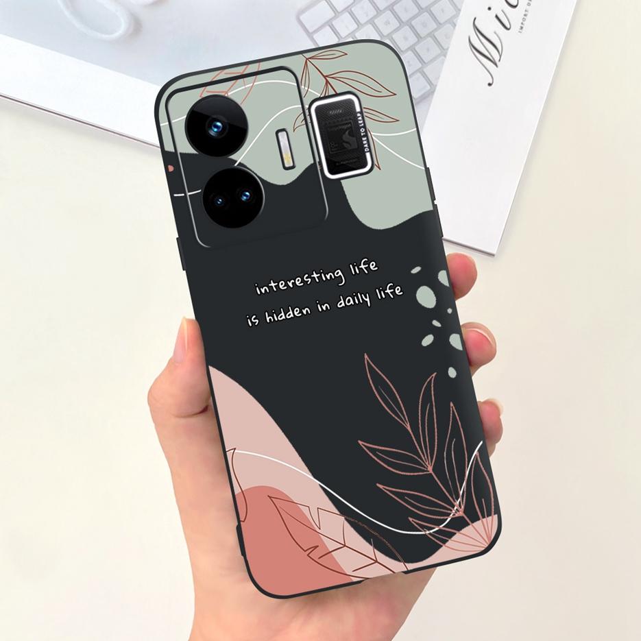 For Realme GT Neo 5 Case RMX3706 Stylish Art Painted Back Cover Soft TPU Phone Case For Realme GT Neo5 240W Fundas 6.74'' Bumper