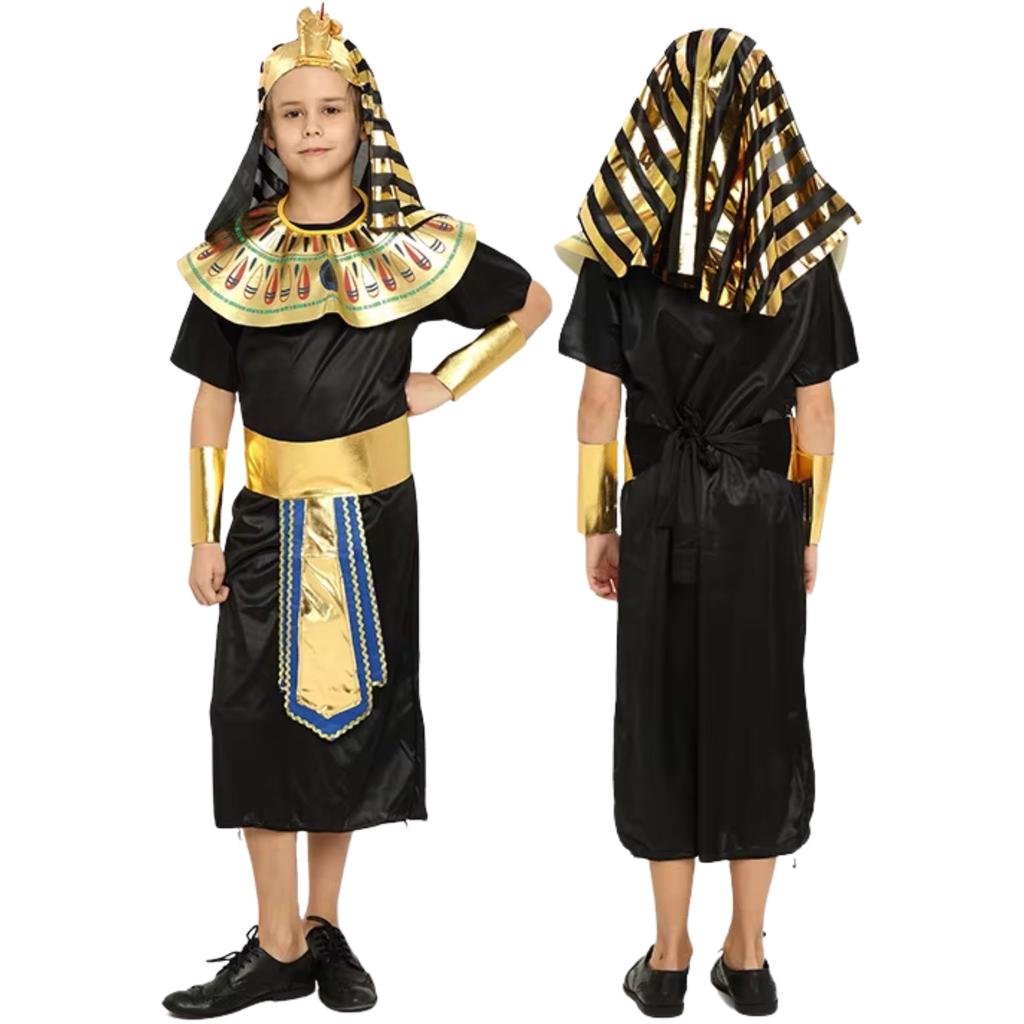 Costume da Faraone Egiziano Costume da Faraone Egiziano BALL Carnevale 122 128 134 J I 11 b
