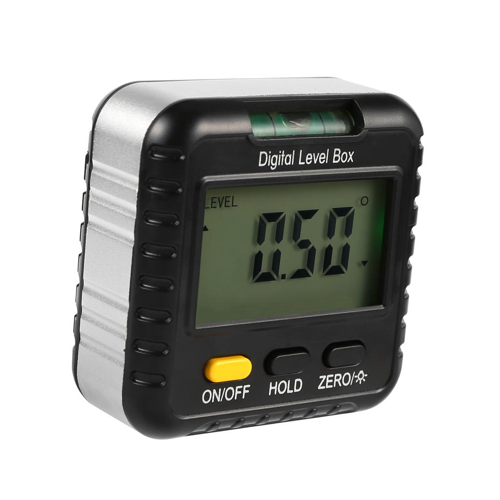 Digital Inclinometer 360 Degree Multi Purpose LCD Display Angle Finder Gauge Angle Measuring Tool for Construction Automobile Repair