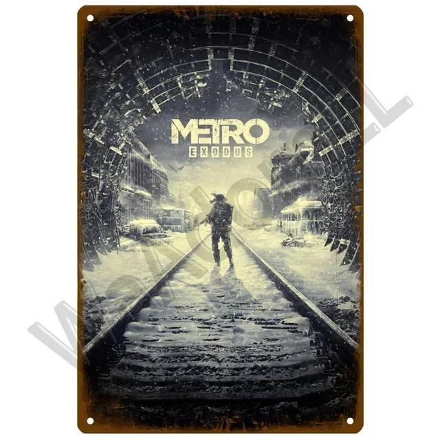 Vintage Tin Sign  Funny Gamer At Work Metal Signs for Home Club Game Room Man Cave  Retro Wall Decor