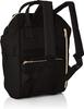 Anello Cross Bottle Backpack (Small) with A4 Closure, Water-Repellent Design, Multiple Storage, and Laptop Storage, Black (ATB0197Z)