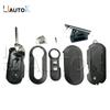 Car Key Case For Fiat 500 Punto Ducato Panda Bravo For Citroen Jumper For Peugeot Boxer Uncut Blade Key 2/3 Buttons Key Shell